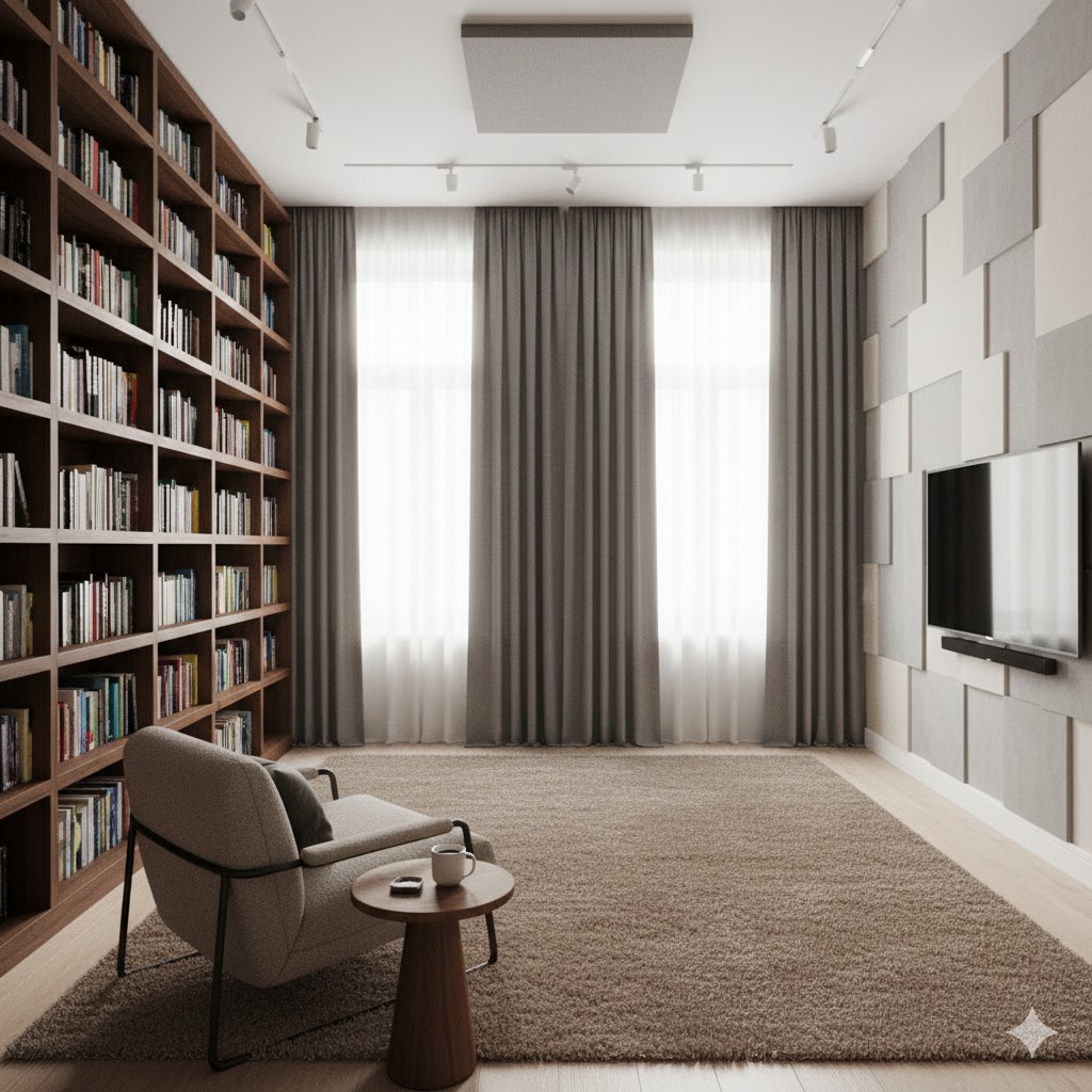 طرق عزل الصوت في المنزل