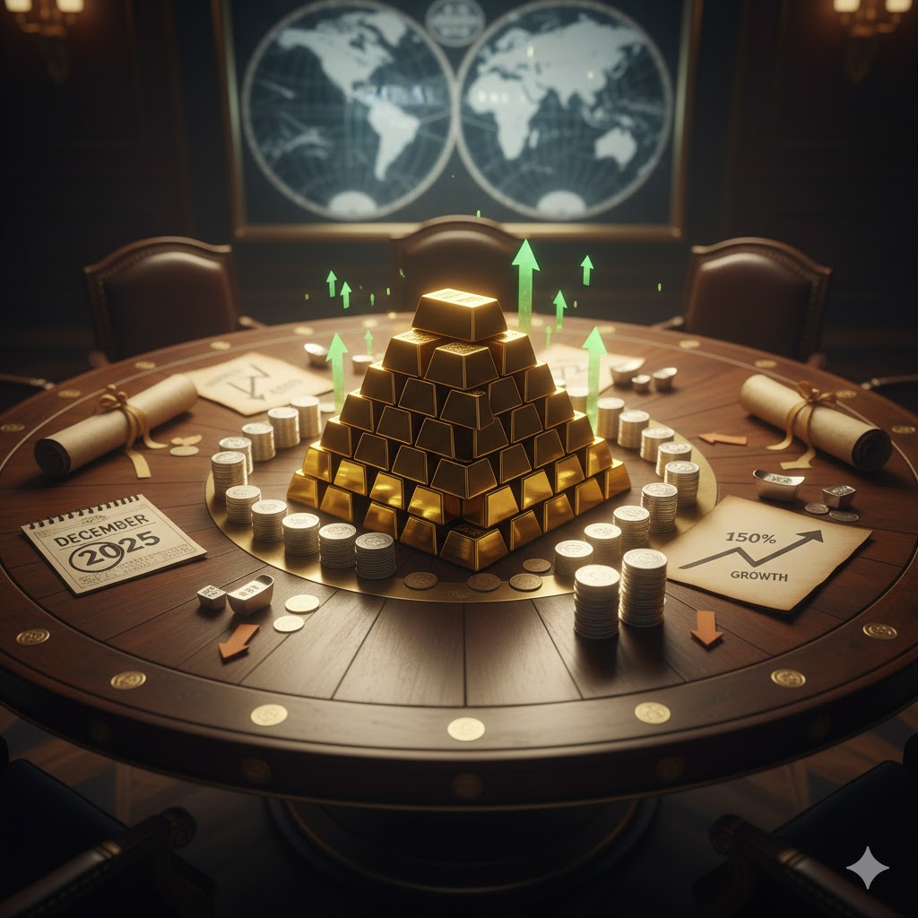الذهب يختتم عام 2025 بأداء تاريخي هو الأقوى منذ نصف قرن