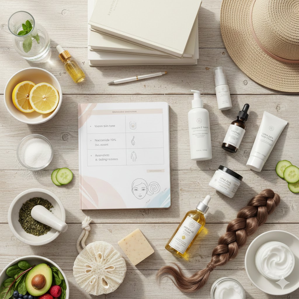 كيفية التخلص من تصبغات الجسم نهائياً: روتين العناية المتكامل بالبشرة والشعر والجسم